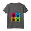Bouvier des Flandres Cane Pop Art Design Illustrazione Maglietta con Collo a V - Regalo per Proprietari di Cani - Ideale per Natale, Ringraziamento o Compleanni