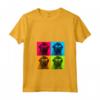 Bouvier des Flandres Cane Pop Art Design Illustrazione Maglietta con Collo a V - Regalo per Proprietari di Cani - Ideale per Natale, Ringraziamento o Compleanni
