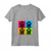 Bouvier des Flandres Cane Pop Art Design Illustrazione Maglietta con Collo a V - Regalo per Proprietari di Cani - Ideale per Natale, Ringraziamento o Compleanni