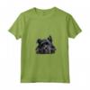 Donna Lazy Bouvier des Flandres Maglietta con Collo a V - Design Illustrato per Amanti dei Cani