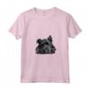 Donna Lazy Bouvier des Flandres Maglietta con Collo a V - Design Illustrato per Amanti dei Cani