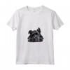 Donna Lazy Bouvier des Flandres Maglietta con Collo a V - Design Illustrato per Amanti dei Cani