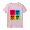Bouvier Des Flandres Cane Pop Art Design Illustrazione Maglietta - Regalo Unico per Amanti dei Cani - Ideale per Natale, Ringraziamento, Compleanni o San Valentino