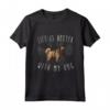 Bouvier Des Flandres - La Vita è Meglio con il Mio Cane Carino - Pet Mom Maglietta per Amanti dei Cani - Regalo Divertente per Natale o Compleanni