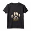 Donna Bouvier Des Flandres Mountain Paw Design Cane Mamma Papà Maglietta con Collo a V - Regalo per Amanti dei Cani Bouvier Des Flandres