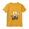 Donna Bouvier Des Flandres Mountain Paw Design Cane Mamma Papà Maglietta con Collo a V - Regalo per Amanti dei Cani Bouvier Des Flandres