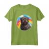 Bouvier Des Flandres - Simpatico motivo arcobaleno colorato Kawaii Maglietta - Ideale per Amanti dei Cani - Acquista Online