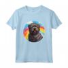 Bouvier Des Flandres - Simpatico motivo arcobaleno colorato Kawaii Maglietta - Ideale per Amanti dei Cani - Acquista Online
