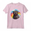 Bouvier Des Flandres - Simpatico motivo arcobaleno colorato Kawaii Maglietta - Ideale per Amanti dei Cani - Acquista Online
