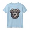 Carino Bouvier des Flandres Faccia Cartoon Herding Dog Amante Maglietta - Ideale per Proprietari di Cane - Amo il mio Bouvier des Flandres