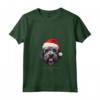 Bouvier Des Flandres Cane Divertente Woofy Christmas - Maglietta Semplice per Natale - Regalo per Amanti dei Cani