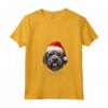 Bouvier Des Flandres Cane Divertente Woofy Christmas - Maglietta Semplice per Natale - Regalo per Amanti dei Cani