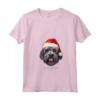 Bouvier Des Flandres Cane Divertente Woofy Christmas - Maglietta Semplice per Natale - Regalo per Amanti dei Cani