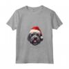 Bouvier Des Flandres Cane Divertente Woofy Christmas - Maglietta Semplice per Natale - Regalo per Amanti dei Cani