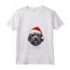Bouvier Des Flandres Cane Divertente Woofy Christmas - Maglietta Semplice per Natale - Regalo per Amanti dei Cani