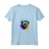 Bouvier des Flandres Pop Art - Dog Lover T-shirt con Collo a V - Acquista Splash Art Apparel per Amanti dei Cani Bouvier des Flandres