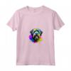 Bouvier des Flandres Pop Art - Dog Lover T-shirt con Collo a V - Acquista Splash Art Apparel per Amanti dei Cani Bouvier des Flandres