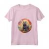Donna Bouvier des Flandres Rainbow Bridge - Maglietta commemorativa Cucciolo di Cane con Collo a V - Ideale per Amanti dei Cani e Addestratori