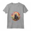 Donna Bouvier des Flandres Rainbow Bridge - Maglietta commemorativa Cucciolo di Cane con Collo a V - Ideale per Amanti dei Cani e Addestratori