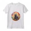 Donna Bouvier des Flandres Rainbow Bridge - Maglietta commemorativa Cucciolo di Cane con Collo a V - Ideale per Amanti dei Cani e Addestratori