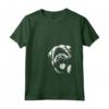 Donna Divertente Bouvier des Flandres Peeking Dog Graphic Design Maglietta con Collo a V - Ideale per gli Amanti dei Cani