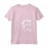 Donna Divertente Bouvier des Flandres Peeking Dog Graphic Design Maglietta con Collo a V - Ideale per gli Amanti dei Cani