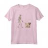 Divertente Bouvier Des Flandres Scheletro Cane Passeggiata Halloween Maglietta - Regalo per Amanti dei Cani - Ideale per Natale, Ringraziamento, Compleanni o San Valentino