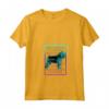Bouvier des Flandres Cane Vintage Retro Maglietta con Collo a V - Ideale per gli Amanti dei Cani Bouvier des Flandres