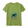Bouvier des Flandres Cane Vintage Retro Maglietta con Collo a V - Ideale per gli Amanti dei Cani Bouvier des Flandres