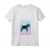 Bouvier des Flandres Cane Vintage Retro Maglietta con Collo a V - Ideale per gli Amanti dei Cani Bouvier des Flandres
