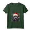 Bouvier Des Flandres Cappello di Babbo Natale Divertente - Maglietta per Mamma e Papà - Ideale per Natale, Ringraziamento e Compleanni