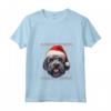 Bouvier Des Flandres Cappello di Babbo Natale Divertente - Maglietta per Mamma e Papà - Ideale per Natale, Ringraziamento e Compleanni