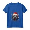 Bouvier Des Flandres Cappello di Babbo Natale Divertente - Maglietta per Mamma e Papà - Ideale per Natale, Ringraziamento e Compleanni