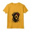 Donna Bouvier Des Flandres Dog 4 luglio America USA Bandiera Maglietta con Collo a V - Regalo per il Proprietario di Bouvier Des Flandres - Ideale per Natale o Ringraziamento