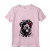 Donna Bouvier Des Flandres Dog 4 luglio America USA Bandiera Maglietta con Collo a V - Regalo per il Proprietario di Bouvier Des Flandres - Ideale per Natale o Ringraziamento