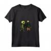 Divertente Bouvier Des Flandres Alien Walking UFO Pet Dog Mamma Papà Maglietta - Regalo Perfetto per Amanti dei Cani e degli Alieni - Ideale per Natale o Compleanni