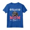 Best Dog Bouvier des Flandres Mom Ever - Maglietta per Donne Amanti dei Cani - Regalo Compleanno per Proprietari di Bouvier des Flandres
