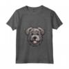 Donna Carino Bouvier des Flandres Faccia Cartoon Herding Dog Amante Maglietta - Ideale per Proprietari di Cani - Adoro il mio Bouvier des Flandres