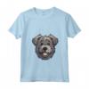 Donna Carino Bouvier des Flandres Faccia Cartoon Herding Dog Amante Maglietta - Ideale per Proprietari di Cani - Adoro il mio Bouvier des Flandres
