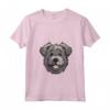 Donna Carino Bouvier des Flandres Faccia Cartoon Herding Dog Amante Maglietta - Ideale per Proprietari di Cani - Adoro il mio Bouvier des Flandres