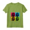Bouvier des Flandres Cane Pop Art Design Illustrazione Maglietta con Collo a V - Regalo per Proprietari di Cani - Ideale per Natale o Compleanni