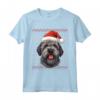 Bouvier Des Flandres Cappello di Babbo Natale Divertente - Maglietta per Cani Mamma e Papà - Regalo di Natale e Compleanno