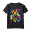 Bouvier Des Flandres Cane Artistico Divertente - Maglietta Colorata con Arte Pop - Abbigliamento per Amanti dei Cani
