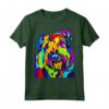 Bouvier Des Flandres Cane Artistico Divertente - Maglietta Colorata con Arte Pop - Abbigliamento per Amanti dei Cani