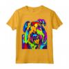 Bouvier Des Flandres Cane Artistico Divertente - Maglietta Colorata con Arte Pop - Abbigliamento per Amanti dei Cani