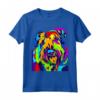 Bouvier Des Flandres Cane Artistico Divertente - Maglietta Colorata con Arte Pop - Abbigliamento per Amanti dei Cani