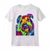 Bouvier Des Flandres Cane Artistico Divertente - Maglietta Colorata con Arte Pop - Abbigliamento per Amanti dei Cani