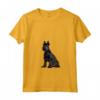 Donna Bouvier des Flandres Maglietta con Collo a V - Design Illustrato del Cane - Leggera e Comoda
