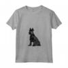 Donna Bouvier des Flandres Maglietta con Collo a V - Design Illustrato del Cane - Leggera e Comoda