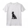 Donna Bouvier des Flandres Maglietta con Collo a V - Design Illustrato del Cane - Leggera e Comoda